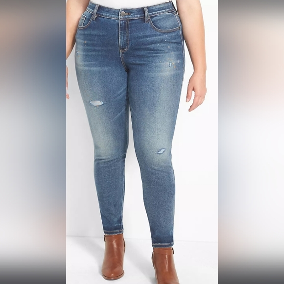 Lane Bryant Signature Fit Body Icon Skinny Jeans Size 20 - Picture 1 of 11